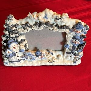 Snowman Winter Wonderland Photo Frame